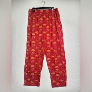 Sideline Apparel Iowa State Cyclone Lounge Pants Size Large Red And Yellow